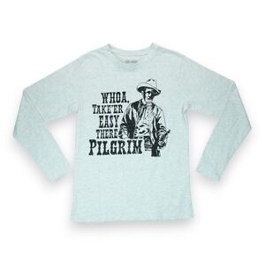 NWOT Lost Creek Outfitters Whoa Take-Er Easy There Pilgram T-Shirt Medium M‎